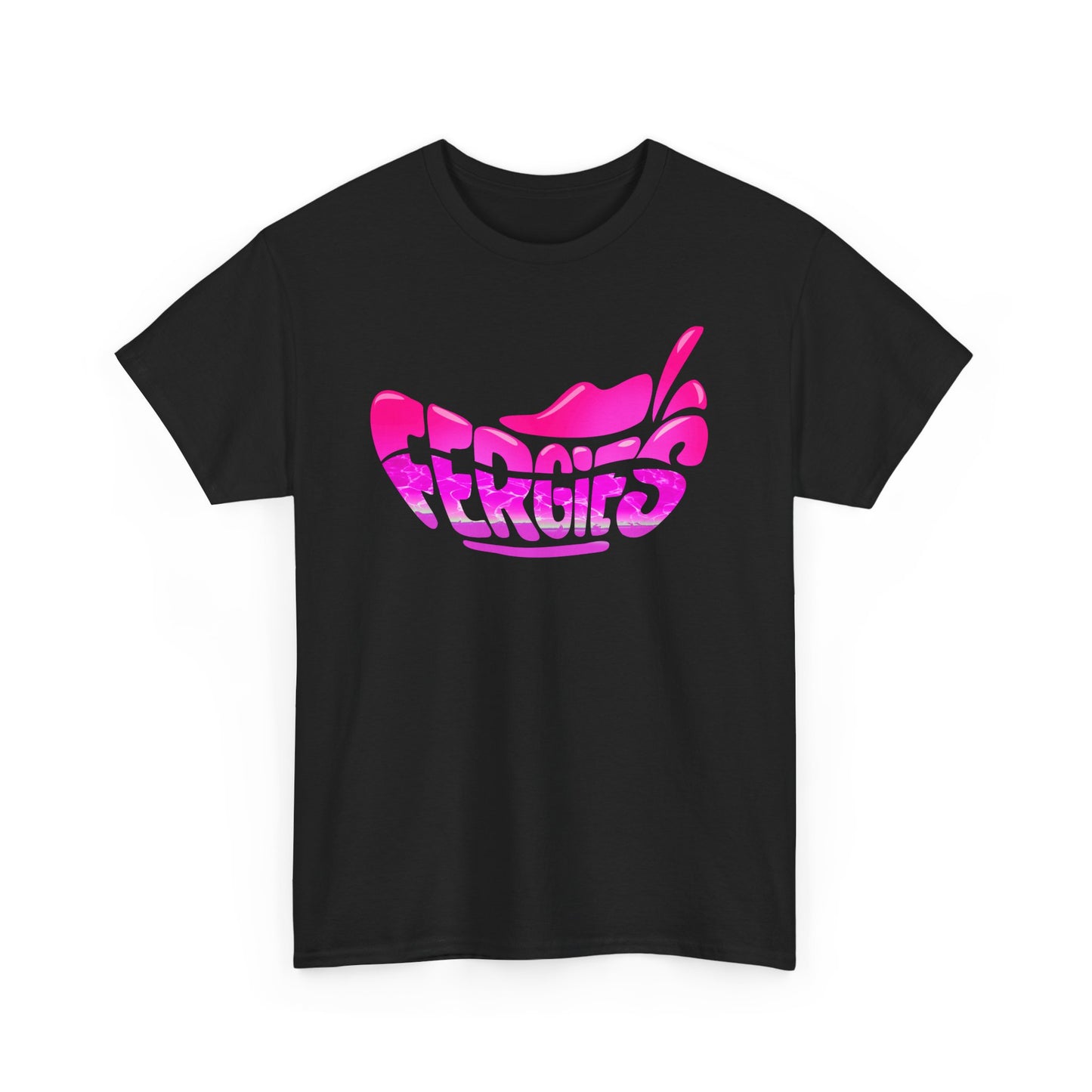 Fergie's Black Unisex Heavy Cotton Tee