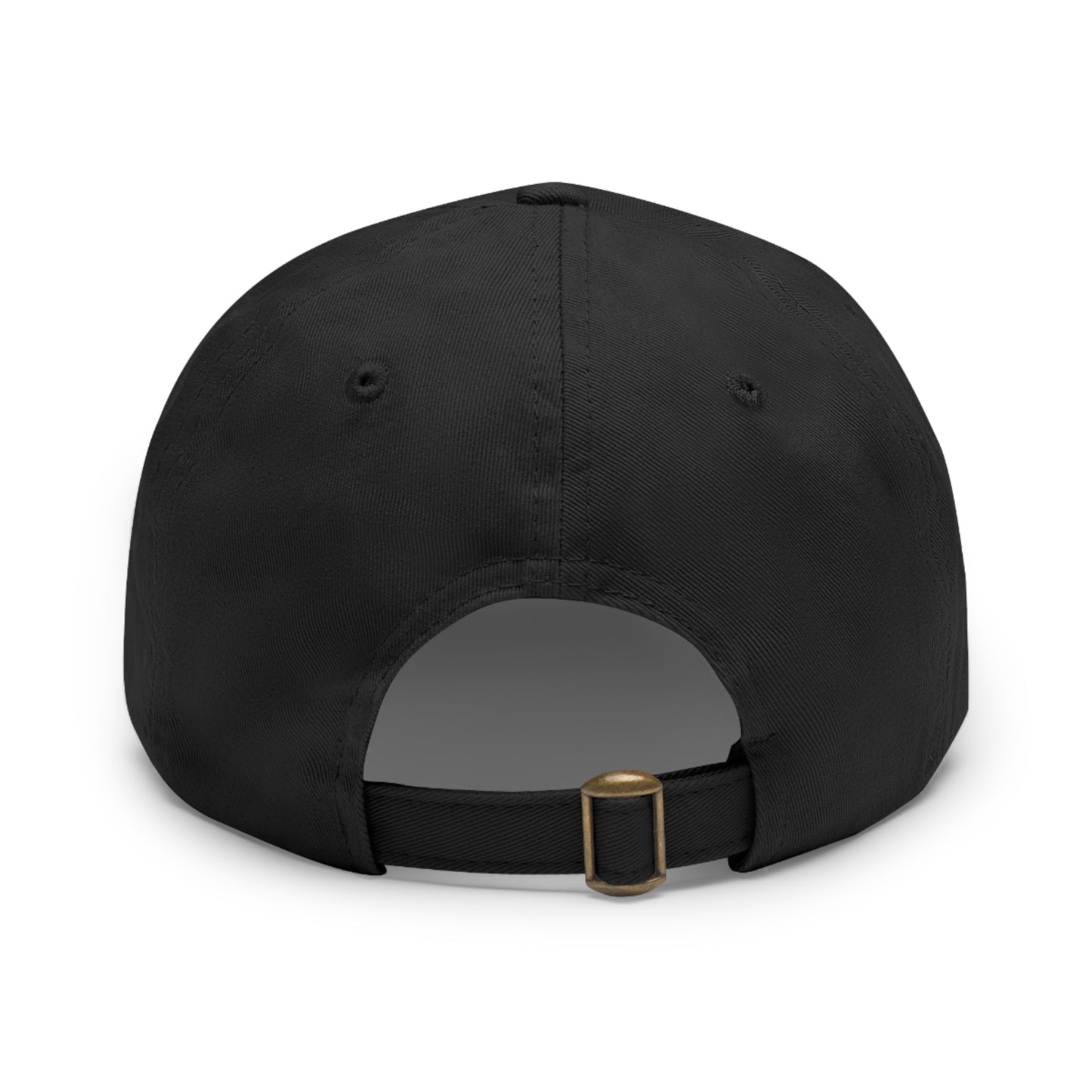 Fergie's Dad Hat with Leather Patch (Rectangle)