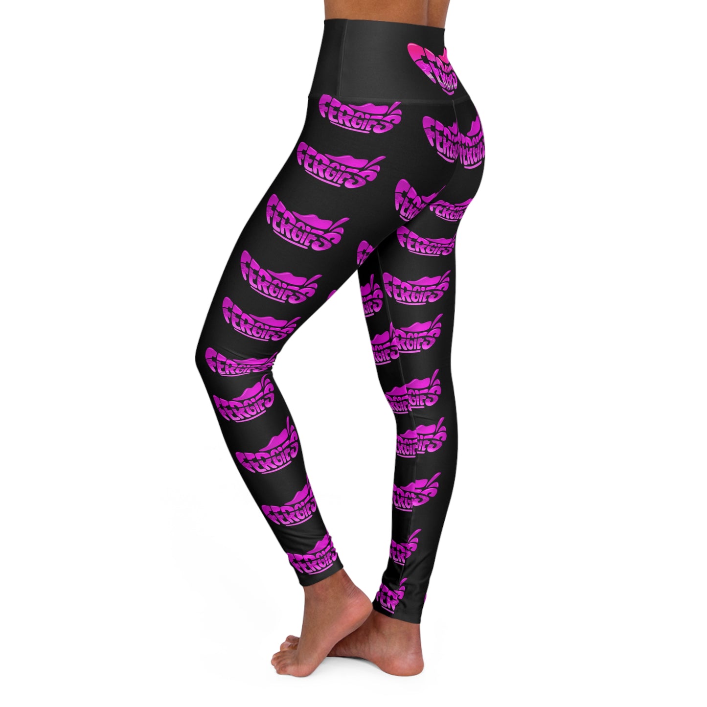 Fergie's Ladies High Waisted Yoga Leggings